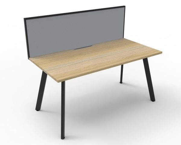 Eternity Single Sided Workstation with Screens - Image 5