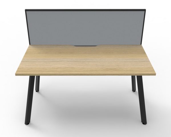 Eternity Single Sided Workstation with Screens - Image 3