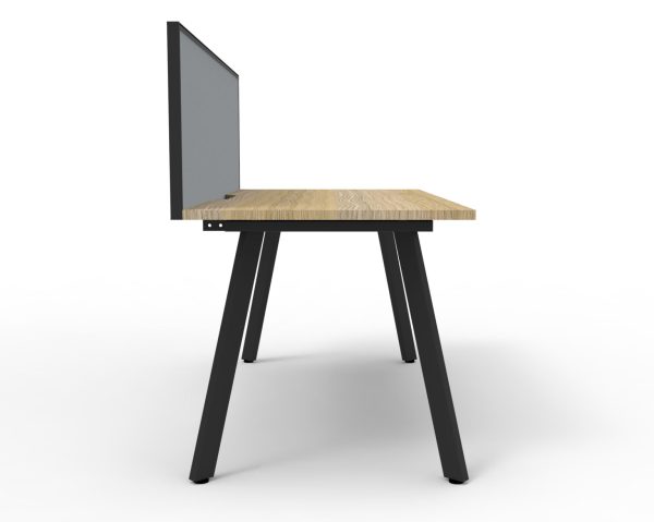 Eternity Single Sided Workstation with Screens - Image 4