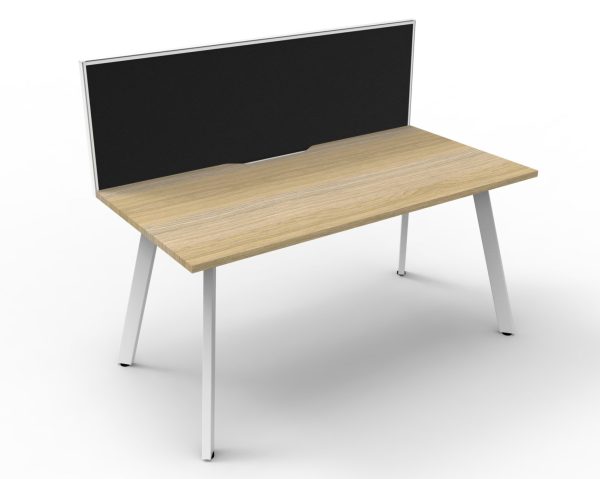 Eternity Single Sided Workstation with Screens - Image 13