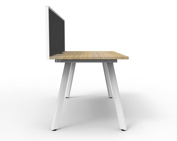 Eternity Single Sided Workstation with Screens - Image 12