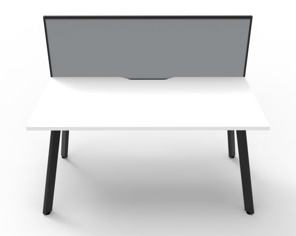 Eternity Single Sided Workstation with Screens - Image 19