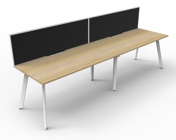 Eternity Single Sided Workstation with Screens - Image 14