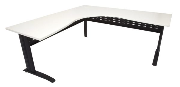 Span White Corner Workstations - Image 8