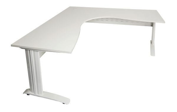 Span White Corner Workstations - Image 3