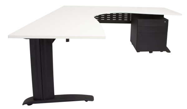 Span White Corner Workstations - Image 9